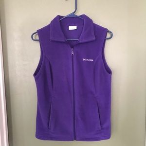 Berry Purple Columbia Vest